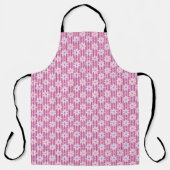 roze Floral Patroon Schort (Voorkant)