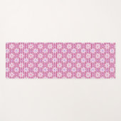 roze Floral Patroon Yogamat (Voorkant (horizontaal))