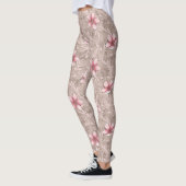 Roze Floral Pattern Leggings (Links)