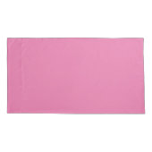  roze Floral Pattern Monogramed Kussensloop (Achterkant-Links)