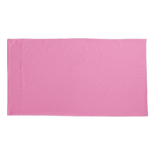  roze Floral Pattern Monogramed Kussensloop (Achterkant-Links)