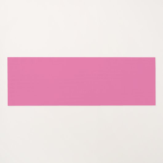  roze Floral Pattern Monogramed Yogamat (Achterkant (horizontaal))