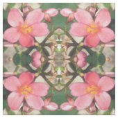 Roze Floral Pattern Stof (Swatch)