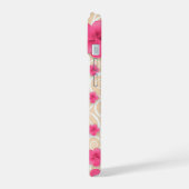 Roze Floral Phone Case iPhone 15 Case (Linkerkant)