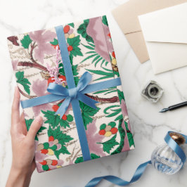 Roze Floral PHP Wrapping Paper Cadeaupapier