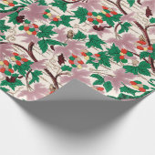 Roze Floral PHP Wrapping Paper Cadeaupapier (Hoek)