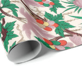 Roze Floral PHP Wrapping Paper Cadeaupapier (Rol Hoek)