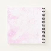 Roze Floral | Plannen en grote ideeën Notitieboek (Achterkant)