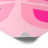 Roze Floral Poster (Hoek)