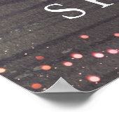 Roze Floral Pumpkins Rustic Vrijgezellenfeest Welk Poster (Hoek)