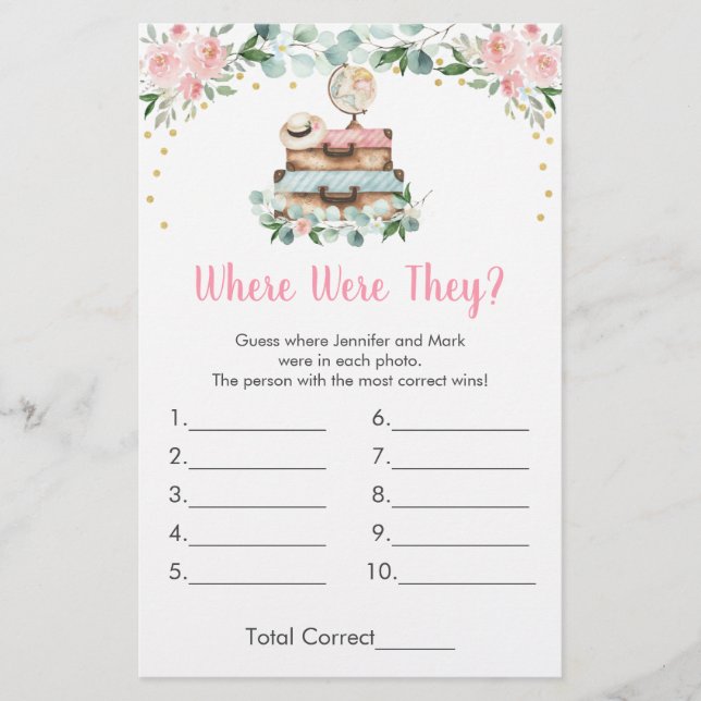 Roze Floral reizen waar ze het licht zagen (Voorkant)