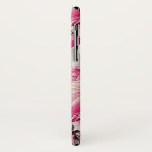 Roze Floral Rozen Patroon Case-Mate iPhone Case (Achterkant/links)