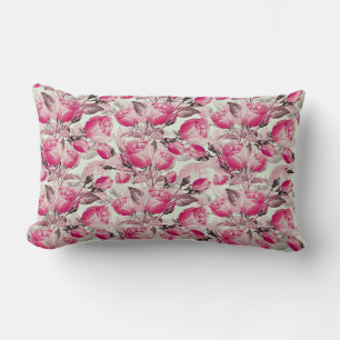  Roze Floral Rozen Patroon Kussen