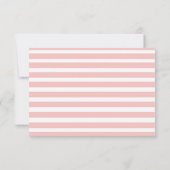 Roze Floral RSVP Enclosure Card (Achterkant)