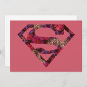 Roze Floral S-Shield Kaart (Voorkant / Achterkant)