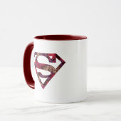 Roze Floral S-Shield Mok (Voorkant links)