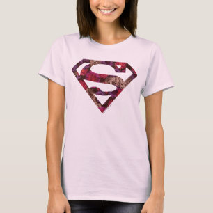 Roze Floral S-Shield T-shirt