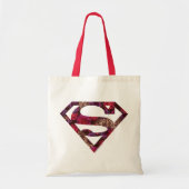 Roze Floral S-Shield Tote Bag (Voorkant)