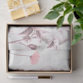 Roze Floral Series Design 12 Tissuepapier (Geschenk)