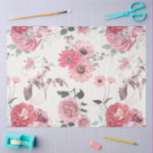 Roze Floral Series Design 12 Tissuepapier (Craft)