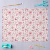 Roze Floral Series Design 3 Tissuepapier (Craft)