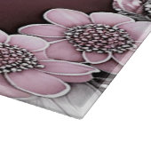 Roze Floral snijraad Snijplank (Hoek)