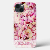 Roze Floral, speciaal aangepast Case-Mate iPhone Case (Achterkant)