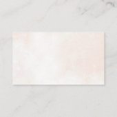 Roze Floral Spring Baby shower Luier Raffle Informatiekaartje (Achterkant)