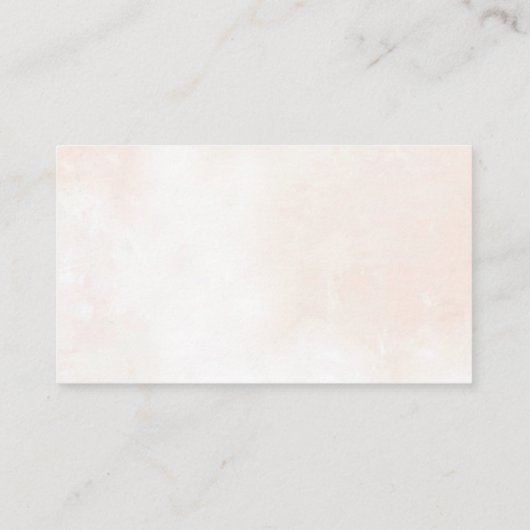 Roze Floral Spring Baby shower Luier Raffle Informatiekaartje (Achterkant)