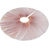 Roze Floral Star Abstract Modern Flower Fractal Kerstboom Rok (Gekanteld)