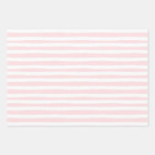 Roze Floral, Stripes en Polka Dots Inpakpapier Vel (Voorkant 3)