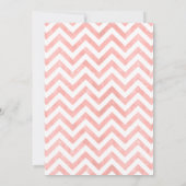 Roze Floral Sweet Little Girl Baby shower Kaart (Achterkant)