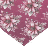 Roze Floral Table Runner Medium Tafelloper (Hoek)