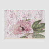  Roze Floral Tissuepapier (Voorkant)