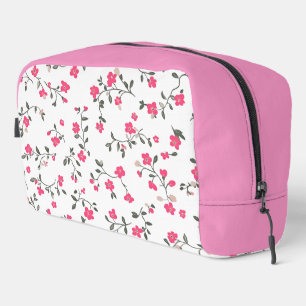 Roze Floral toilettas Toilettasje