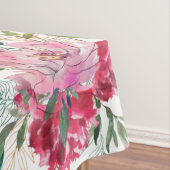 Roze Floral Tropisch Ontwerp Tablecloth Tafelkleed (Voorbeeld)