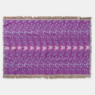  Roze Floral Violet behang patroon Deken