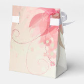  Roze Floral Vrijgezellenfeest Bedankdoosjes (Achterkant)