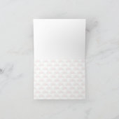 Roze Floral Waterverf Hartelijk dank Bedankkaart (Binnen)