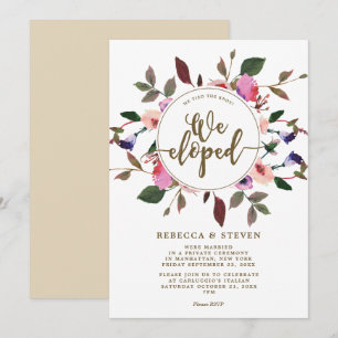 roze floral we hebben de knoop doorgehakt die we o kaart