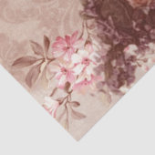  roze Floral Woman in Pet Shabby Chic Tissuepapier (Detail)