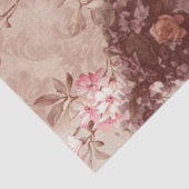  roze Floral Woman in Pet Shabby Chic Tissuepapier (Detail)