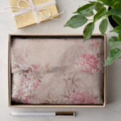  roze Floral Woman in Pet Shabby Chic Tissuepapier (Geschenk)