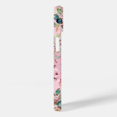 Roze Floral Wreator, ventilatoroverbelasting Case-Mate iPhone Case (Achterkant / Rechts)