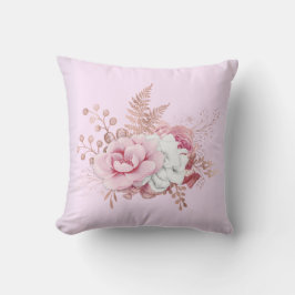 Roze florale bouquet Hampton pillow Kussen