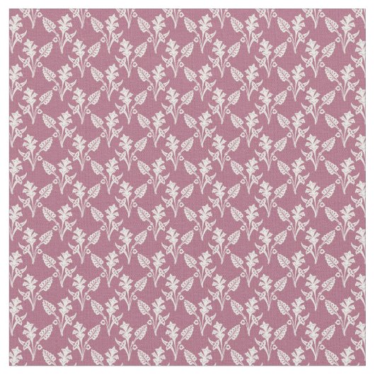 Roze florale design stof (Close Up)