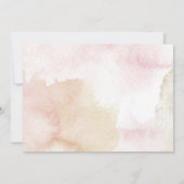 roze florale liefdesviering valentijn fotokaart kaart (Achterkant)