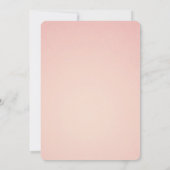 Roze florale met Diamond Tiara Elegant Birthday Save The Date (Achterkant)