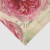  roze florale patroon voor elk doel tissuepapier (Detail)