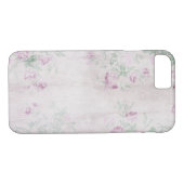 roze florale  vormgeving Case-Mate iPhone case (Achterkant (Horizontaal))